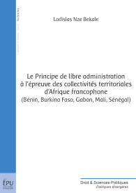 Le Principe de libre administration à l'épreuve des collectivités territoriales d'Afrique francophone