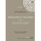 Inégalités et politique - Tome 1