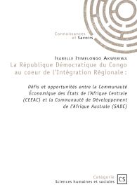 La République démocratique du Congo au cœur de l'Intégration Régionale